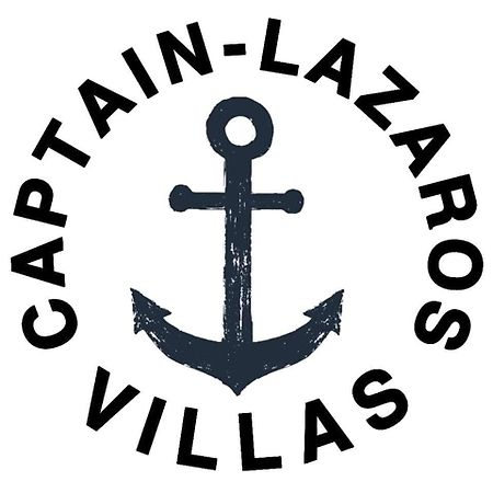 Located By The Sea One Beachfront Private Captain Lazaros Pool Villa With Loft In 750Sqm Spacious Private Plot-Jacuzzi-Sunrelax-Furnished Terace-Gazebo-Private Parking,Sleep 3 Adults And 2 Children, Just Steps From The Black Beach-Seaview Perísza Kültér fotó