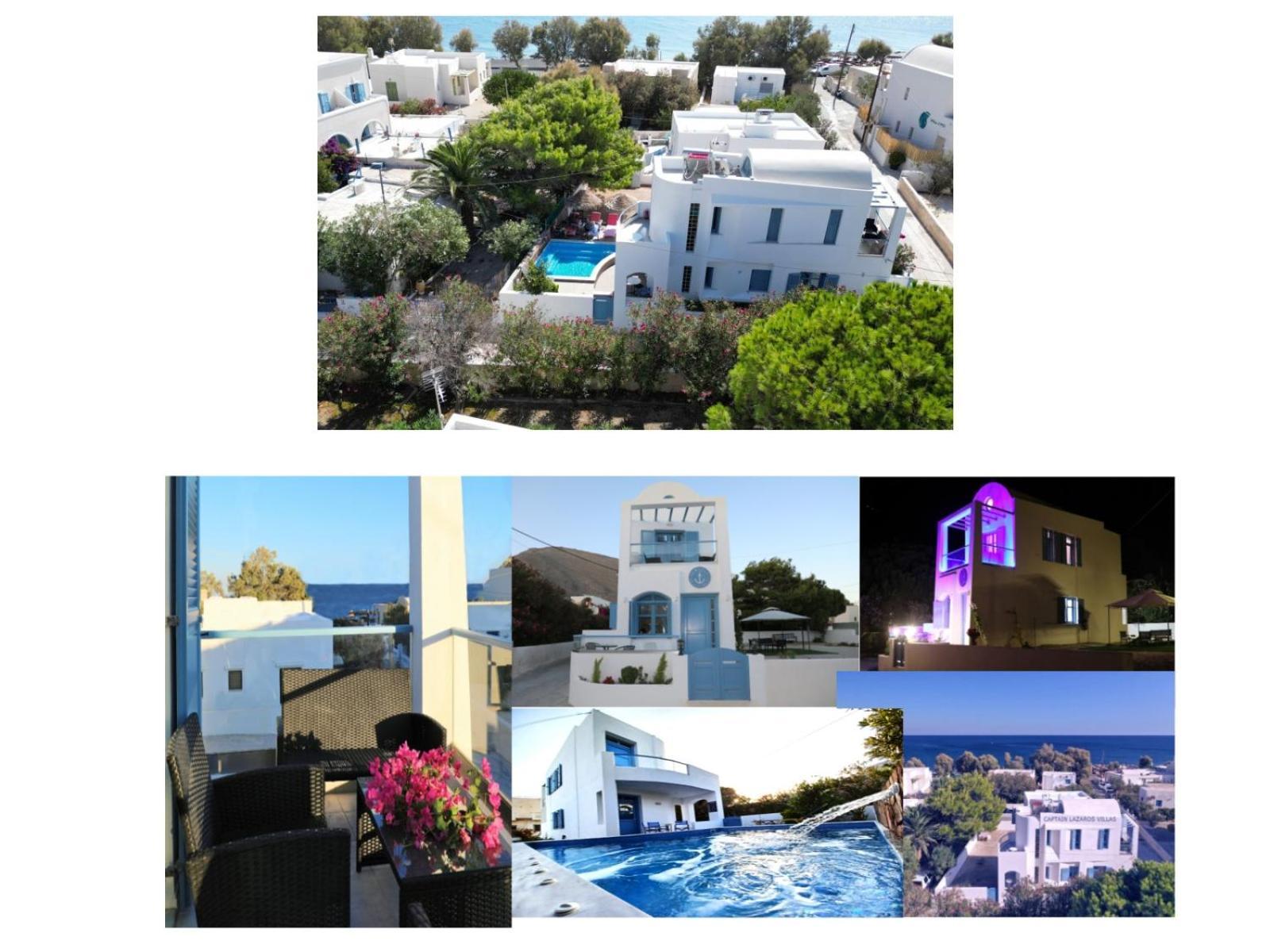 Located By The Sea One Beachfront Private Captain Lazaros Pool Villa With Loft In 750Sqm Spacious Private Plot-Jacuzzi-Sunrelax-Furnished Terace-Gazebo-Private Parking,Sleep 3 Adults And 2 Children, Just Steps From The Black Beach-Seaview Perísza Kültér fotó